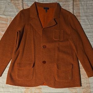 Escada Men's Rust Wool Jacket
